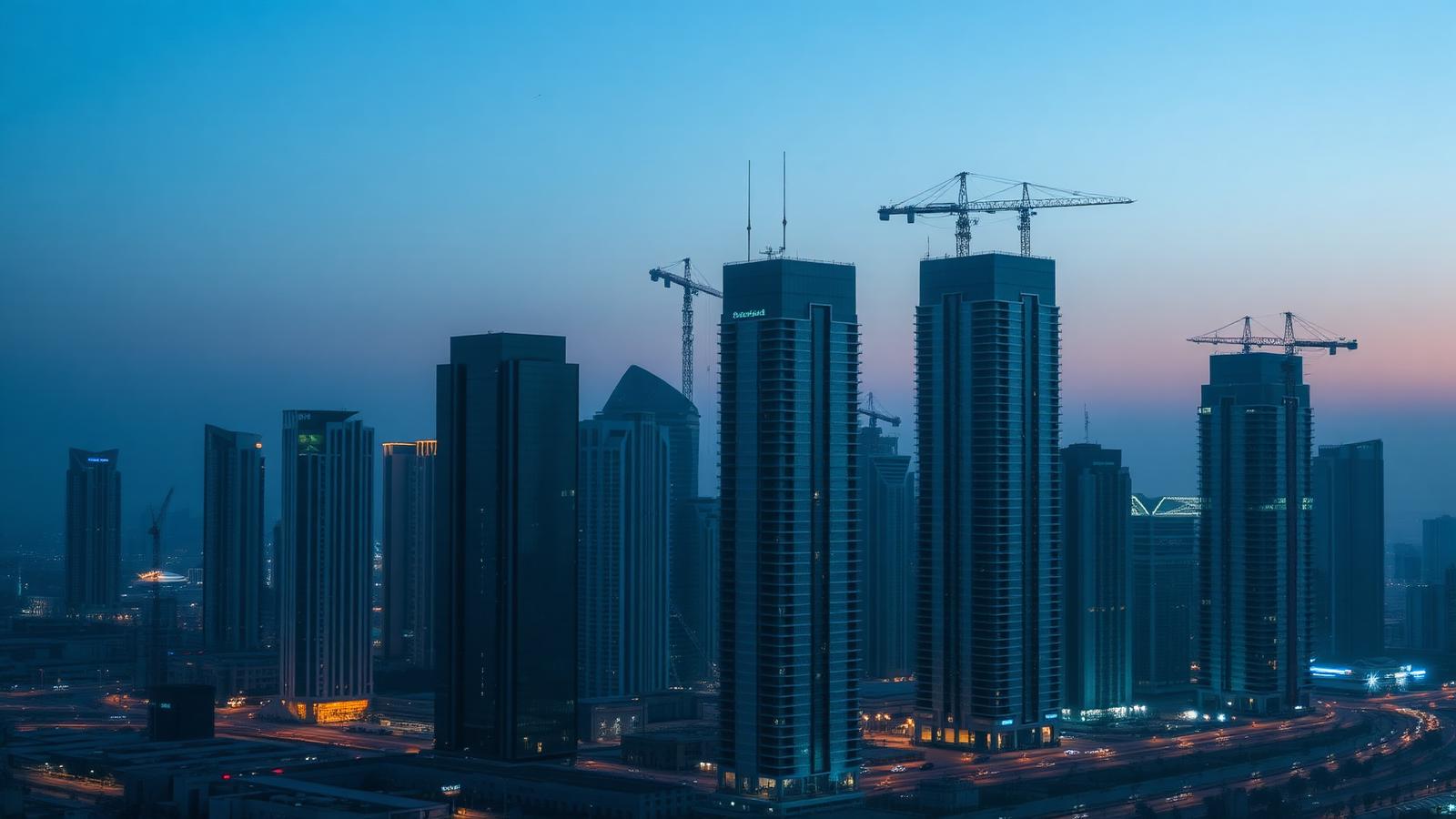 Buildings construction in Saudi Arabia